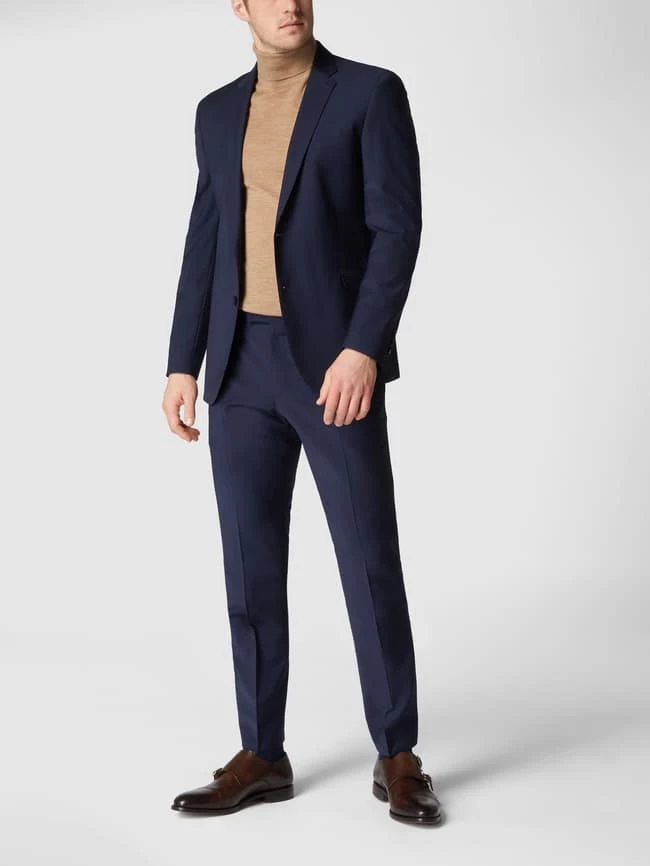 Strellson Slim Fit Anzughose Mit Stretch-Anteil 'Flex Cross' - Marineblau 1 Strellson Slim Fit Anzughose Mit Stretch-Anteil 'Flex Cross' - Marineblau