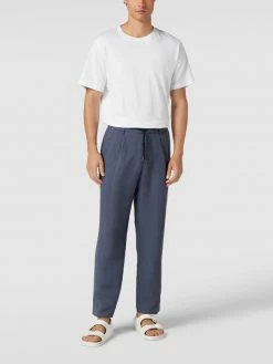 BOSS Hose Mit Label-Details Modell 'Perin' - Marineblau