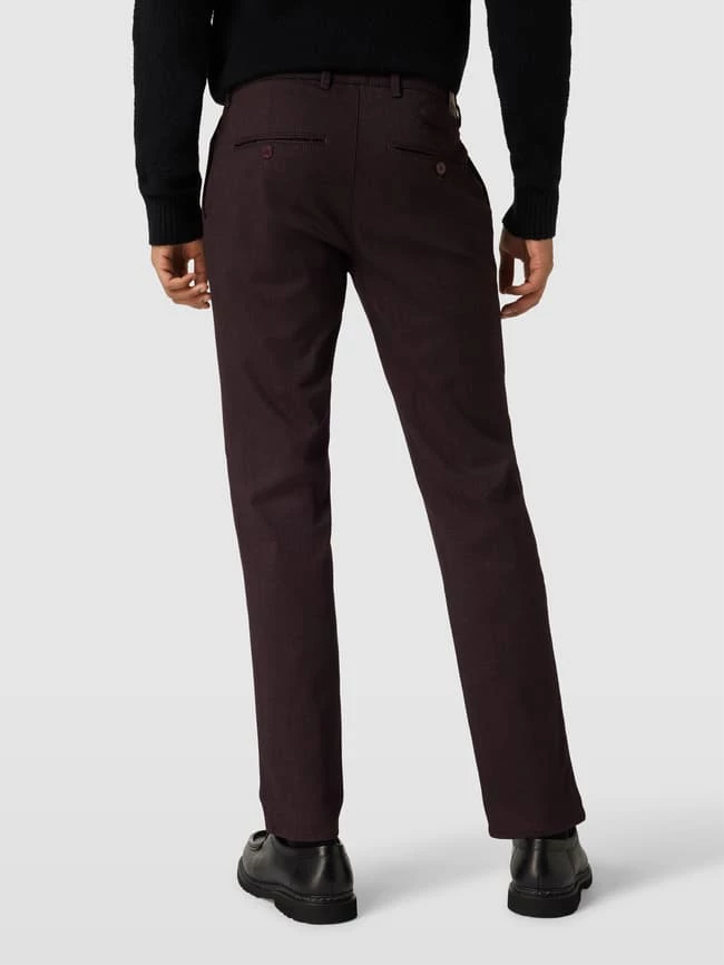 Brax Regular Fit Hose Mit Strukturmuster Modell 'Fabio' - Dunkelrot 5 Brax Regular Fit Hose Mit Strukturmuster Modell 'Fabio' - Dunkelrot – Bild 5