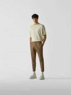 Stylebop Hose Mit Bundfalten - Hellbraun