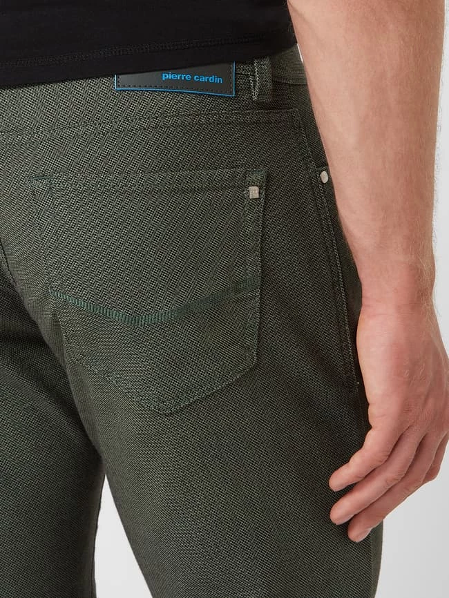 Pierre Cardin Tapered Fit Hose Mit Hohem Stretch-Anteil Modell 'Lyon' - 'Futureflex' - Grün 3 Pierre Cardin Tapered Fit Hose Mit Hohem Stretch-Anteil Modell 'Lyon' - 'Futureflex' - Grün – Bild 3