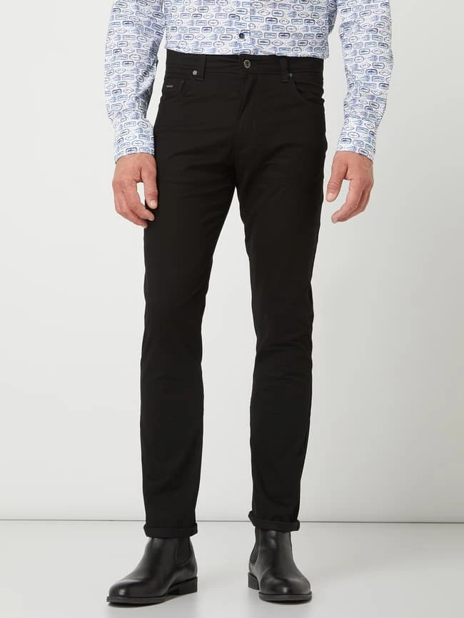 Bugatti Chino Mit Stretch-Anteil Modell '3020' - Schwarz 4 Bugatti Chino Mit Stretch-Anteil Modell '3020' - Schwarz – Bild 4