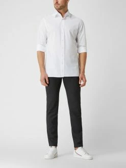 Bugatti Hose Aus Jersey Mit Geradem Bein - Anthrazit