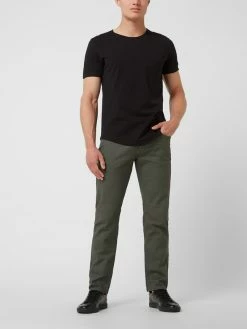 Pierre Cardin Tapered Fit Hose Mit Hohem Stretch-Anteil Modell 'Lyon' - 'Futureflex' - Grün