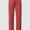 Christian Berg Men Straight Fit Chino Mit Stretch-Anteil - Rostrot