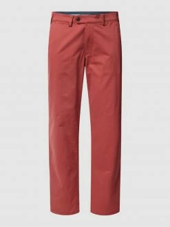 Christian Berg Men Straight Fit Chino Mit Stretch-Anteil - Rostrot