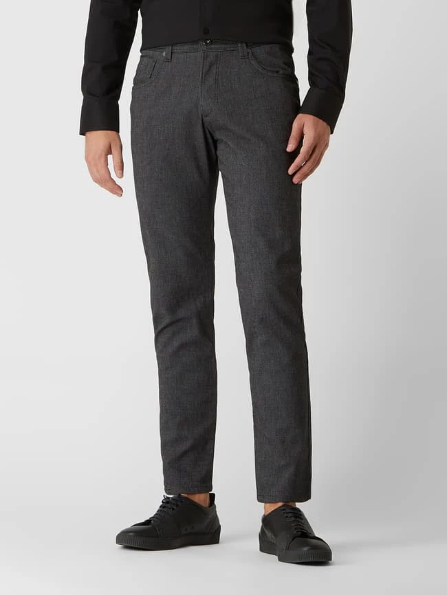 Bugatti Regular Fit Hose Mit Stretch-Anteil - Dunkelgrau 4 Bugatti Regular Fit Hose Mit Stretch-Anteil - Dunkelgrau – Bild 4