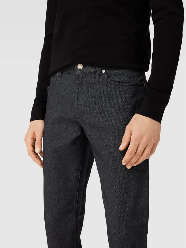 Christian Berg Men Hose Mit Label-Patch - Dunkelgrau 3 Christian Berg Men Hose Mit Label-Patch - Dunkelgrau – Bild 3