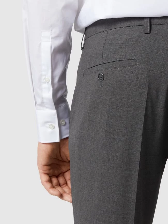 CG - Club Of Gents Slim Fit Anzughose Aus Jersey Modell 'Cedric' - Dunkelgrau 3 CG - Club Of Gents Slim Fit Anzughose Aus Jersey Modell 'Cedric' - Dunkelgrau – Bild 3