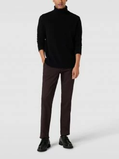 Ralph Lauren Shop 20 Brax Regular Fit Hose Mit Strukturmuster Modell 'Fabio' - Dunkelrot