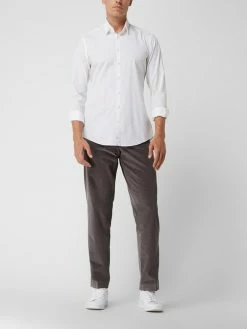 Hiltl Regular Fit Hose Aus Cord Modell 'Parma' - Hellgrau