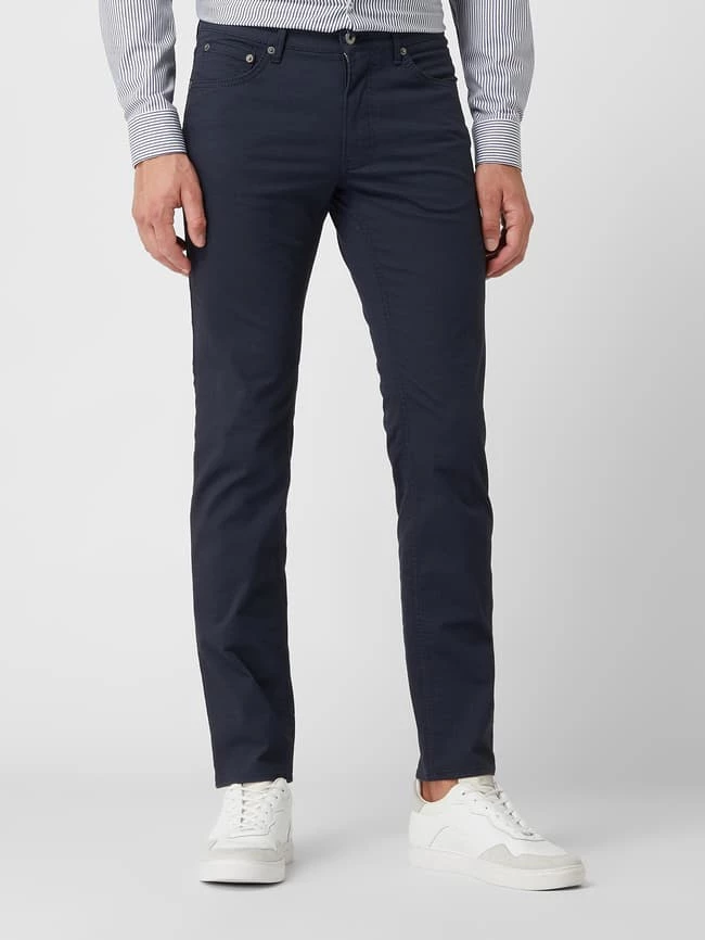 Brax Modern Fit Hose Mit Stretch-Anteil Modell 'Chuck' - Marineblau 4 Brax Modern Fit Hose Mit Stretch-Anteil Modell 'Chuck' - Marineblau – Bild 4