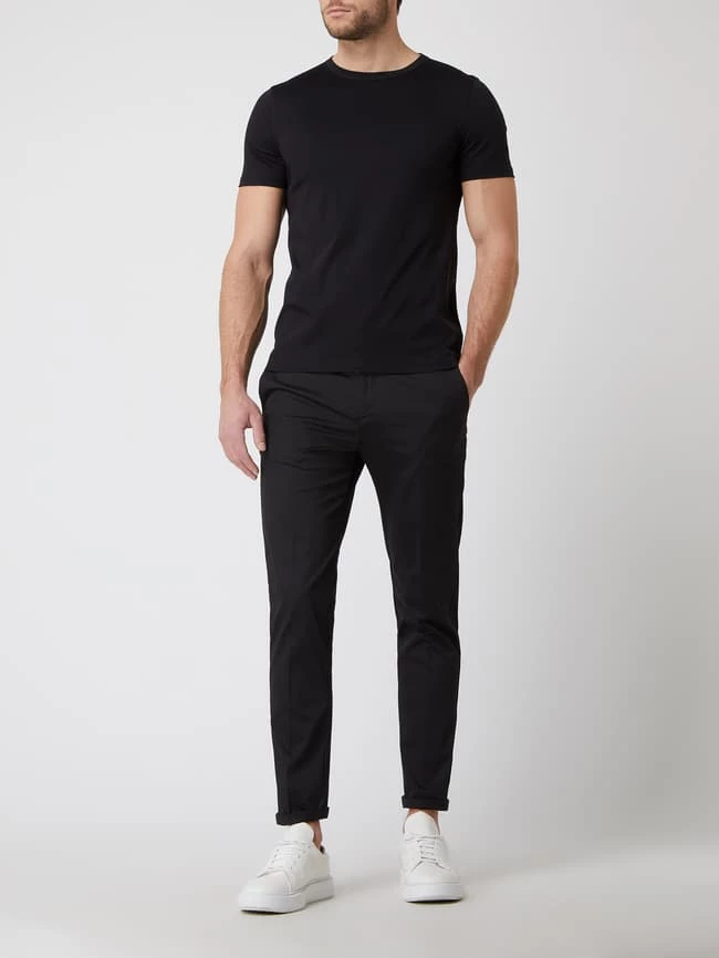 MOS MOSH Slim Fit Chino Mit Stretch-Anteil Modell 'Jamie' - Schwarz 1 MOS MOSH Slim Fit Chino Mit Stretch-Anteil Modell 'Jamie' - Schwarz