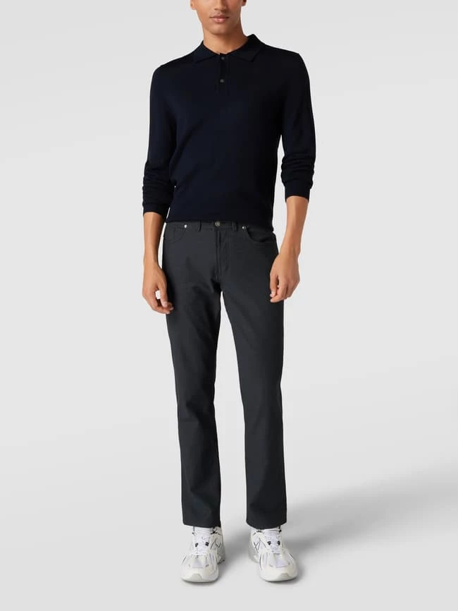 Christian Berg Men Straight Fit Chino Mit Stretch-Anteil - Anthrazit 1 Christian Berg Men Straight Fit Chino Mit Stretch-Anteil - Anthrazit