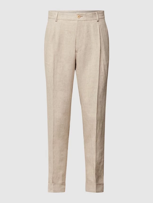 CG - Club Of Gents Oversized Fit Anzughose Mit Strukturmuster - Beige 2 CG - Club Of Gents Oversized Fit Anzughose Mit Strukturmuster - Beige – Bild 2