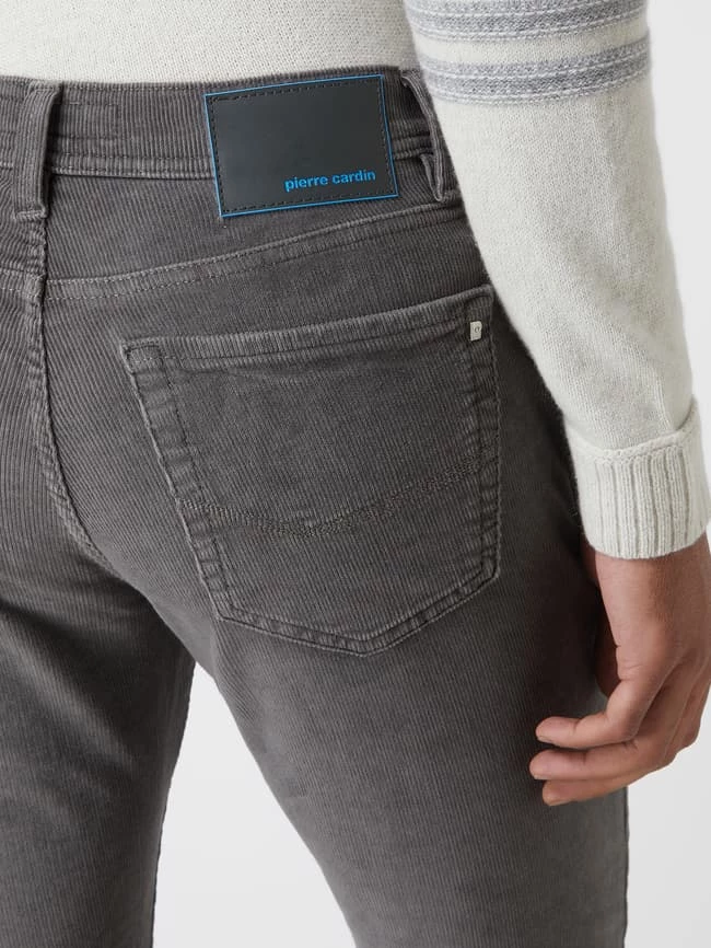 Pierre Cardin Tapered Fit Cordhose Mit Hohem Stretch-Anteil Modell 'Lyon' - 'Futureflex' - Mittelgrau 3 Pierre Cardin Tapered Fit Cordhose Mit Hohem Stretch-Anteil Modell 'Lyon' - 'Futureflex' - Mittelgrau – Bild 3