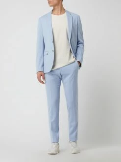 MCNEAL Slim Fit Anzughose Mit Stretch-Anteil - Hellblau