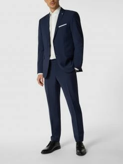 Pierre Cardin Anzug-Hose Mit Webmuster - Blau