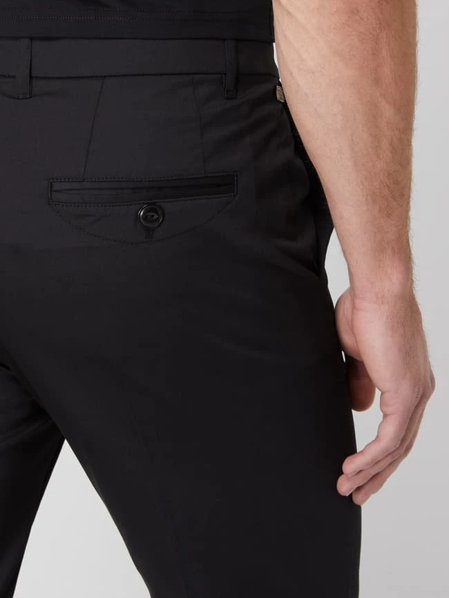 MOS MOSH Slim Fit Chino Mit Stretch-Anteil Modell 'Jamie' - Schwarz 3 MOS MOSH Slim Fit Chino Mit Stretch-Anteil Modell 'Jamie' - Schwarz – Bild 3