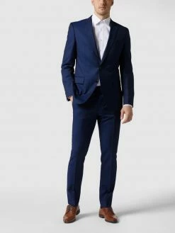 BOSS Anzughose Aus Schurwolle Modell 'Genius' - Royalblau