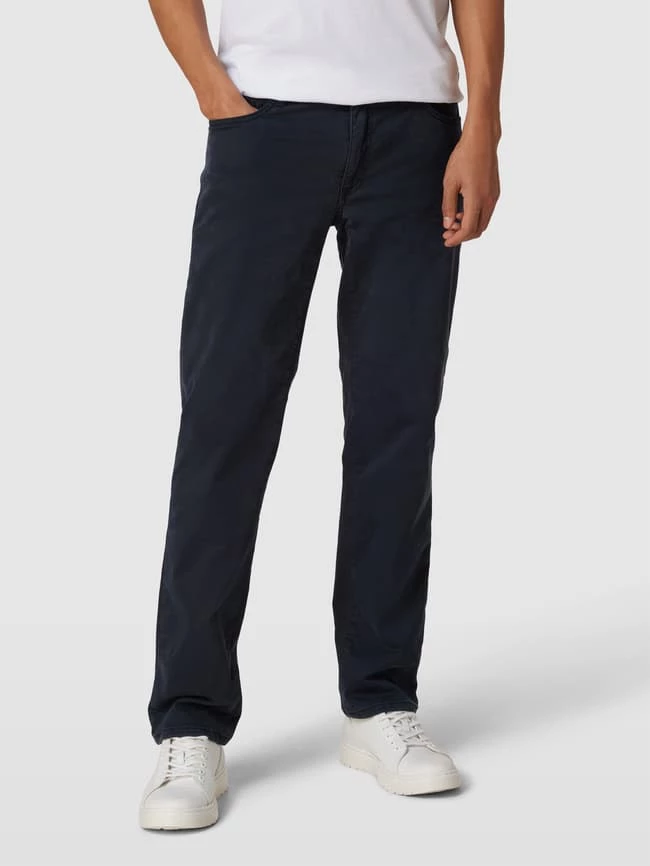 Brax Hose Mit Label-Patch Modell 'Cadiz' - Marineblau 4 Brax Hose Mit Label-Patch Modell 'Cadiz' - Marineblau – Bild 4