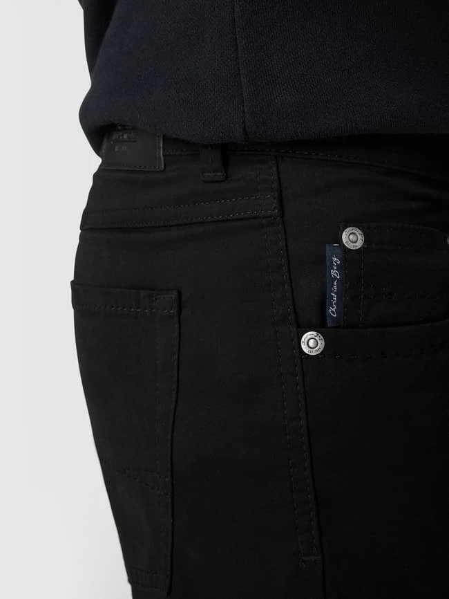Christian Berg Men Hose Mit Stretch-Anteil In Gerader Passform - Schwarz 3 Christian Berg Men Hose Mit Stretch-Anteil In Gerader Passform - Schwarz – Bild 3