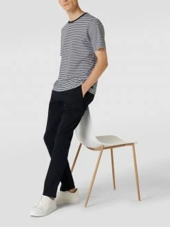 Tommy Hilfiger Hose Mit Label-Details Modell 'Denton' - Marineblau