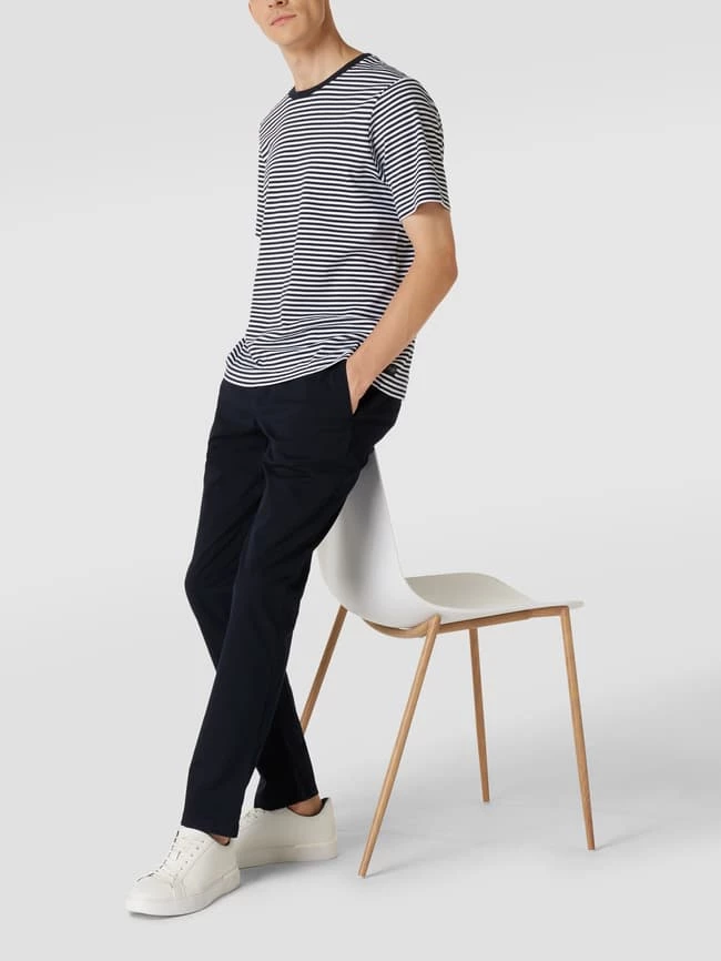 Tommy Hilfiger Hose Mit Label-Details Modell 'Denton' - Marineblau 1 Tommy Hilfiger Hose Mit Label-Details Modell 'Denton' - Marineblau