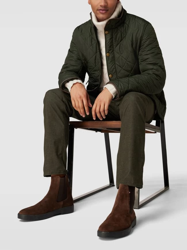 Brax Straight Fit Hose Im 5-Pocket-Design - Olivgrün 1 Brax Straight Fit Hose Im 5-Pocket-Design - Olivgrün