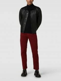 Christian Berg Men Cordhose Mit Stretch-Anteil - Dunkelrot