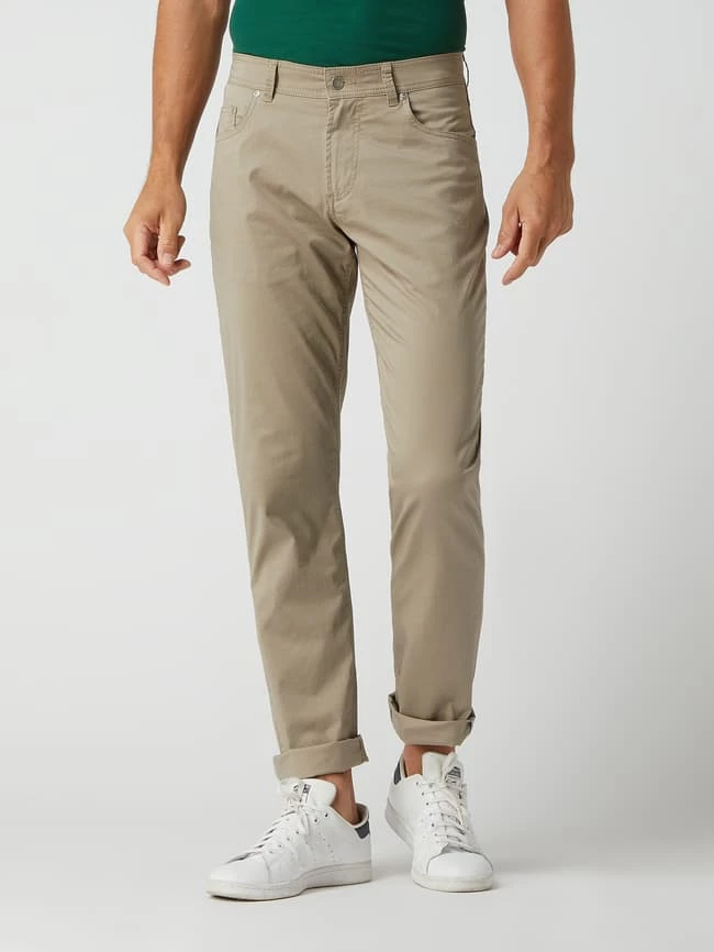 Christian Berg Men Regular Fit Hose Mit Stretch-Anteil - Hellbraun 4 Christian Berg Men Regular Fit Hose Mit Stretch-Anteil - Hellbraun – Bild 4