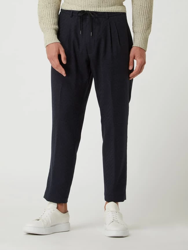 CG - Club Of Gents Oversized Bundfaltenhose Aus Schurwolle Modell 'Oscar' - Marineblau 4 CG - Club Of Gents Oversized Bundfaltenhose Aus Schurwolle Modell 'Oscar' - Marineblau – Bild 4