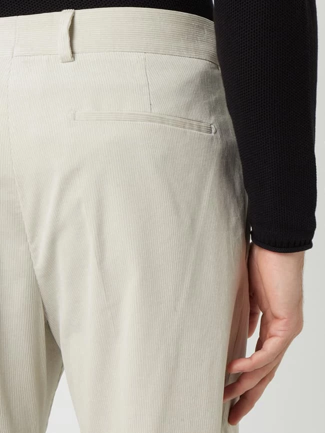 Strellson Relaxed Fit Anzughose Aus Cord Modell 'Luc' - Weiß 3 Strellson Relaxed Fit Anzughose Aus Cord Modell 'Luc' - Weiß – Bild 3