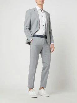 Strellson Slim Fit Anzughose Mit Stretch-Anteil Modell 'Max' - Hellgrau