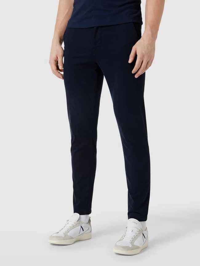 BOSS Casualwear Tapered Fit Chino Mit Stretch-Anteil - Marineblau 4 BOSS Casualwear Tapered Fit Chino Mit Stretch-Anteil - Marineblau – Bild 4