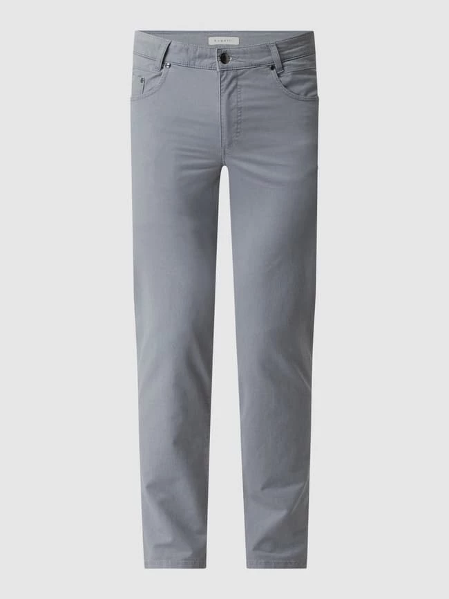 Bugatti Slim Fit Hose Mit Stretch-Anteil Modell 'Savio' - Silber 2 Bugatti Slim Fit Hose Mit Stretch-Anteil Modell 'Savio' - Silber – Bild 2