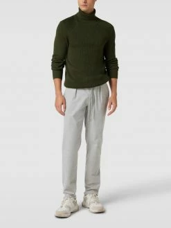 Brax Hose Mit Seitlichen Eingrifftaschen Modell 'Fabio' - Silber