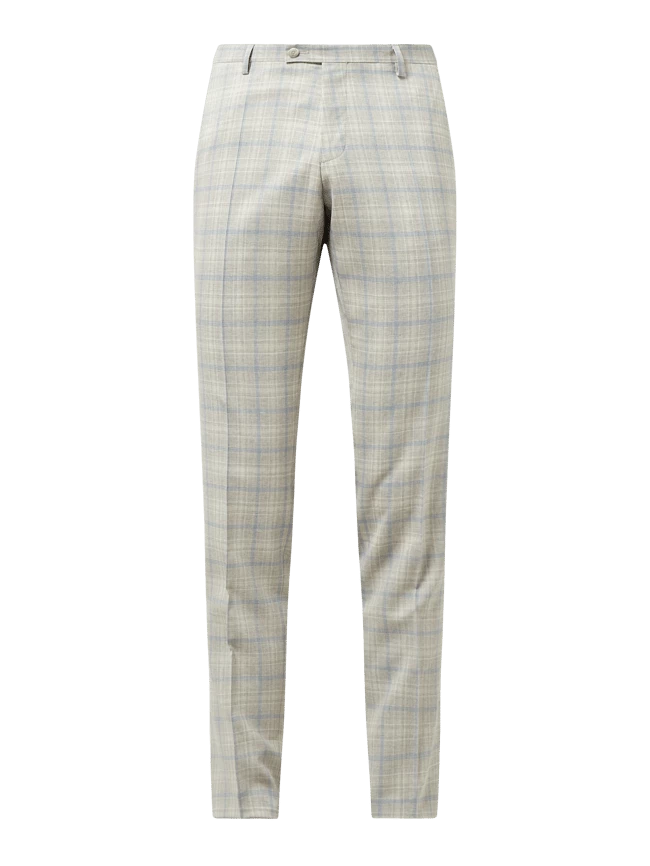 CG - Club Of Gents Slim Fit Anzughose Aus Schurwolle - ‘Savile Row’ - Hellgrau 2 CG - Club Of Gents Slim Fit Anzughose Aus Schurwolle - ‘Savile Row’ - Hellgrau – Bild 2