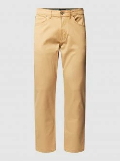 Christian Berg Men Slim Fit Hose Mit Stretch-Anteil - Gold