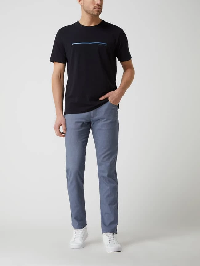 Bugatti Regular Fit Hose Mit Stretch-Anteil - Blau 1 Bugatti Regular Fit Hose Mit Stretch-Anteil - Blau