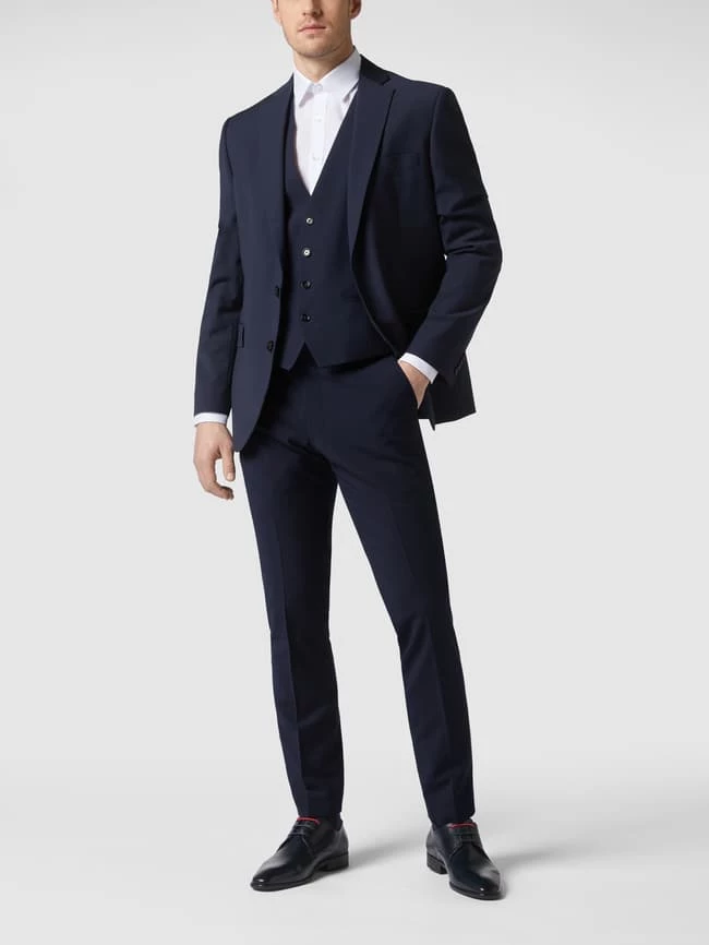 MCNEAL Business-Hose Mit Webstruktur - Marineblau 1 MCNEAL Business-Hose Mit Webstruktur - Marineblau