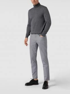 Christian Berg Men Straight Fit Jeans Mit Stretch-Anteil - Mittelgrau