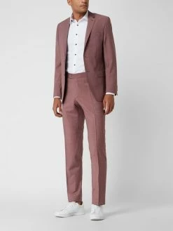 Daniel Hechter Modern Fit Anzughose Mit Stretch-Anteil - Bordeaux Rot