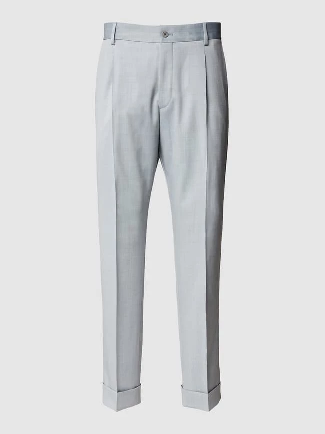 HUGO Anzughose Aus Schurwolle Modell 'Silver212' - Blau 2 HUGO Anzughose Aus Schurwolle Modell 'Silver212' - Blau – Bild 2