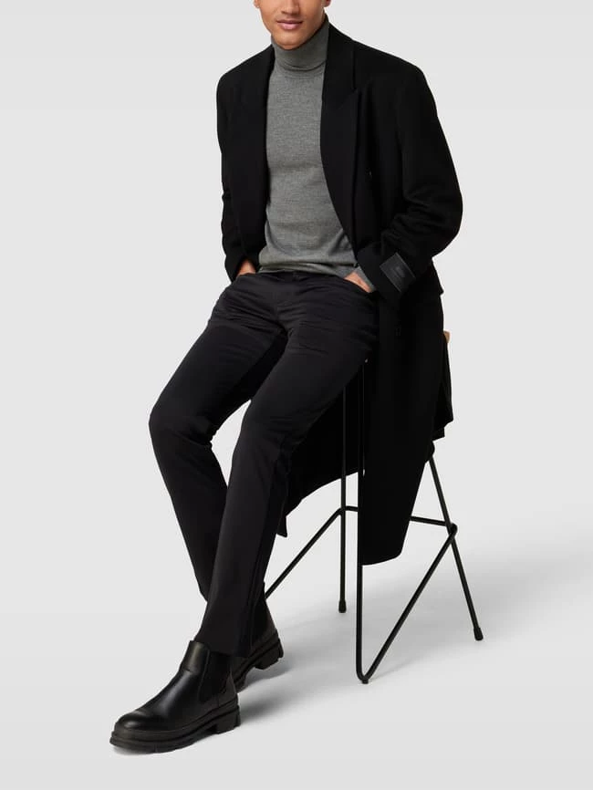 Christian Berg Men Bootcut Hose Mit Stretch-Anteil - Schwarz 1 Christian Berg Men Bootcut Hose Mit Stretch-Anteil - Schwarz