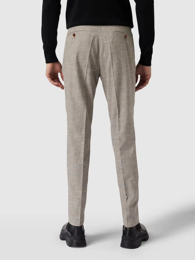 CG - Club Of Gents Anzughose Mit Strukturmuster - Beige Meliert 5 CG - Club Of Gents Anzughose Mit Strukturmuster - Beige Meliert – Bild 5