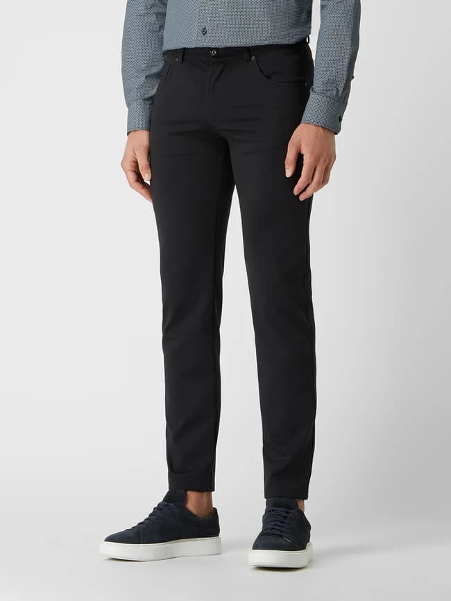 Bugatti Hose Aus Jersey - Marineblau 4 Bugatti Hose Aus Jersey - Marineblau – Bild 4