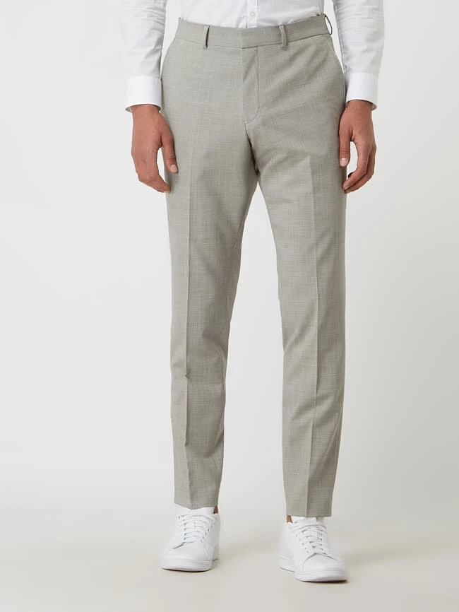 S.Oliver BLACK LABEL Anzughose Mit Schurwoll-Anteil - Beige 4 S.Oliver BLACK LABEL Anzughose Mit Schurwoll-Anteil - Beige – Bild 4