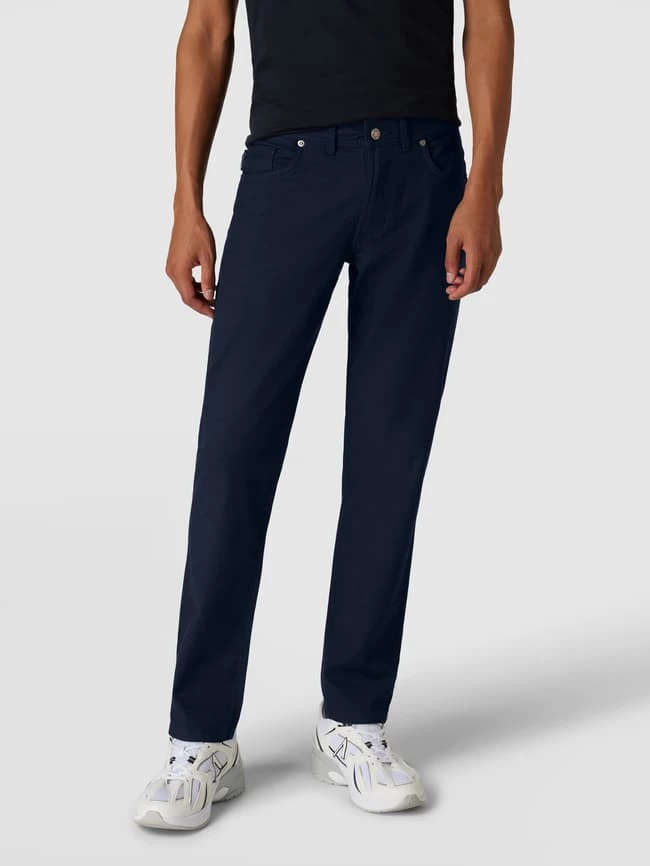 Christian Berg Men Straight Fit Chino Mit Stretch-Anteil - Marineblau 4 Christian Berg Men Straight Fit Chino Mit Stretch-Anteil - Marineblau – Bild 4