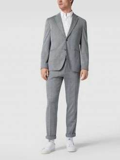 BOSS Regular Fit Anzughose Mit Karomuster - Blau